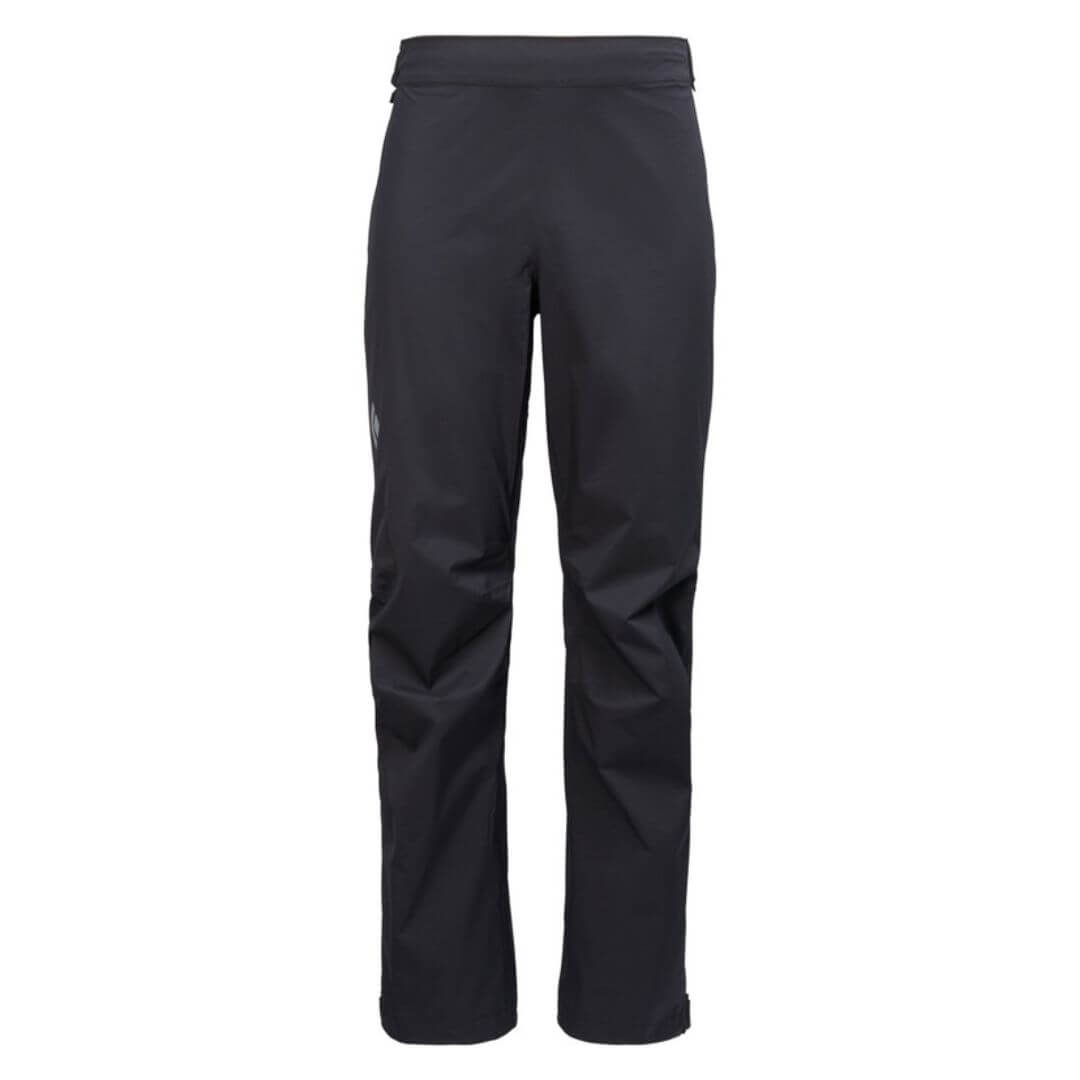 Regnbukser Til Herre   Black Diamond Fineline Stretch Full Zip   Sort