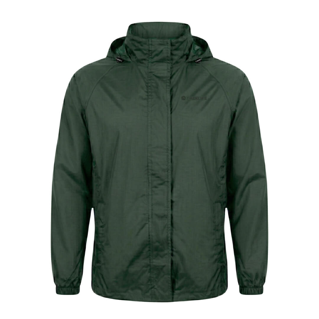 Regnjakke Herre   Treklife Rain Packaway   Grøn