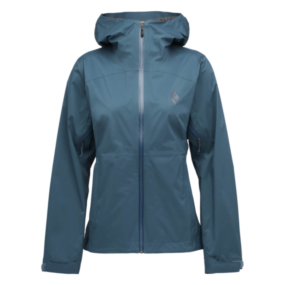 Regnjakke Til Dame   Black Diamond Fineline Stretch Rain Shell   Blå