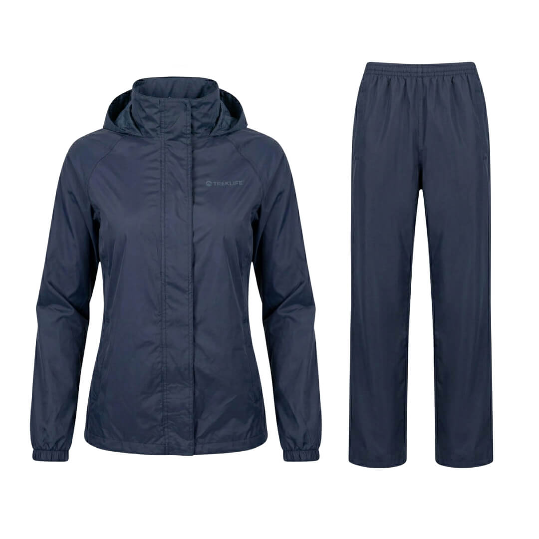 Regnsæt Dame   Treklife Rain Packaway   Blå