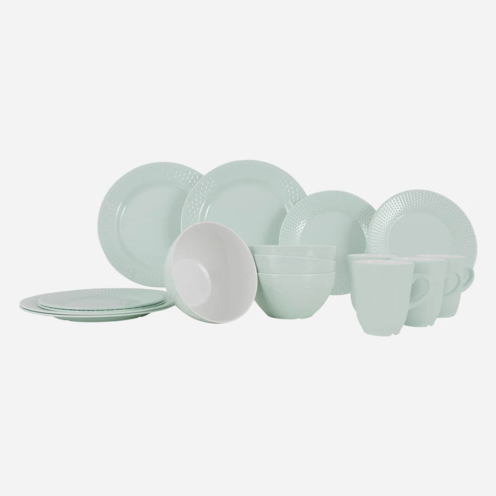 Gimex Royal Line Melamin Servicesæt - Antiskrid Pastel Mint