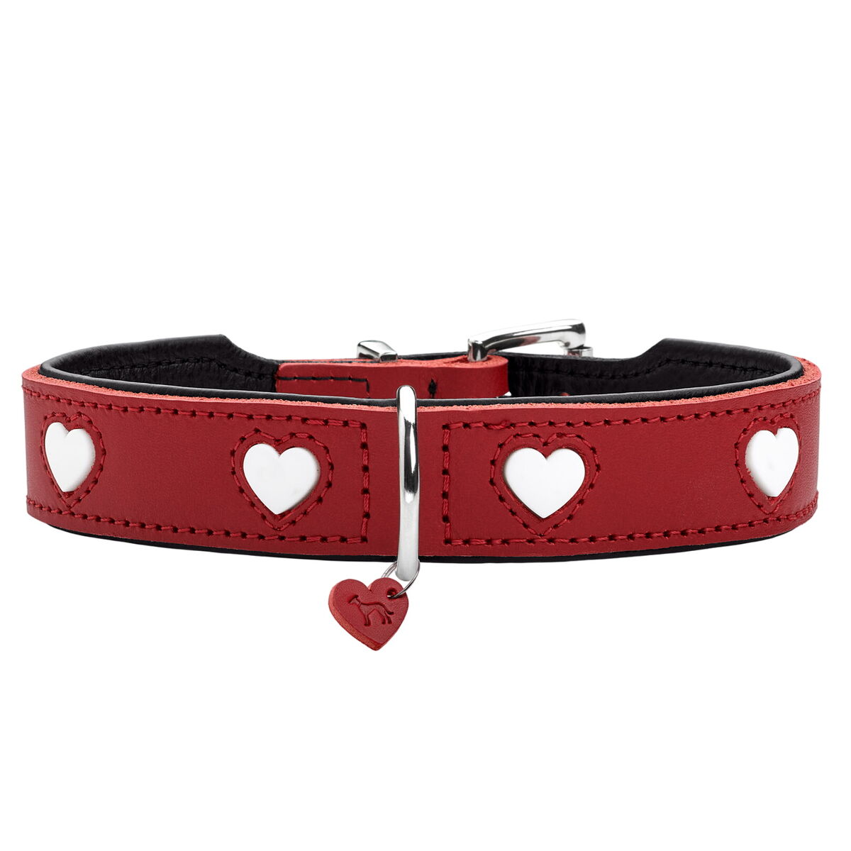Hundehalsbånd Hunter Love Rød Xs   Cm