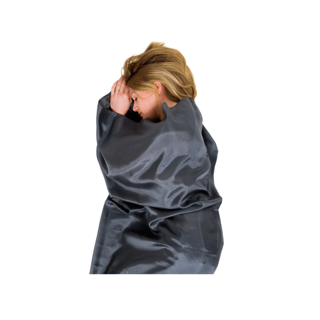 Silkelagenpose   Lifeventure Compact Silk Mummy