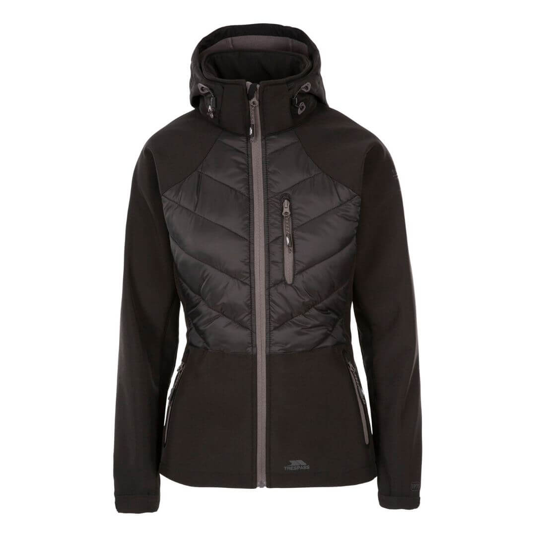 Softshell Jakke Dame   Trespass Elvira   Sort