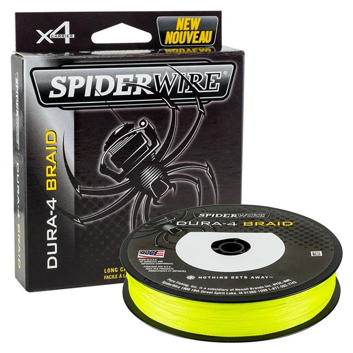 Spiderwire Dura  Braid Hi Vis Yellow  Mm Kg   M   Fletline   Fireline