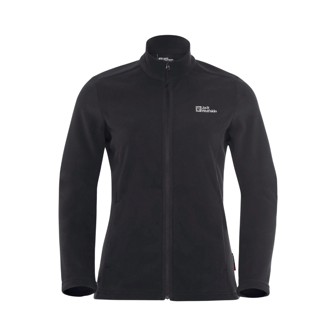 Letvægt Fleecejakke til Dame - Jack Wolfskin Taunus FZ Sort
