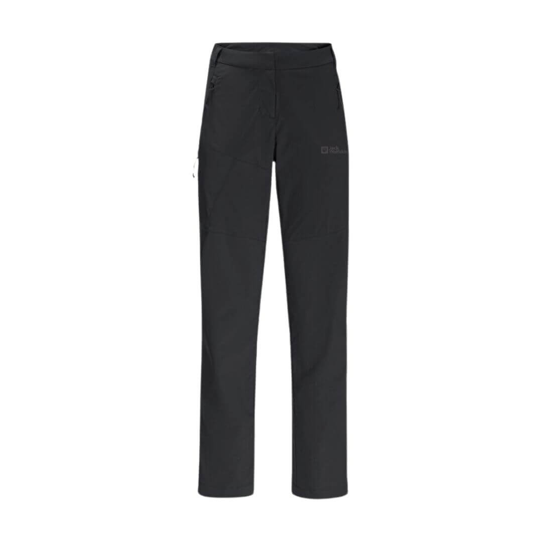 Vandrebukser Dame   Jack Wolfskin Glastal Pants W   Sort