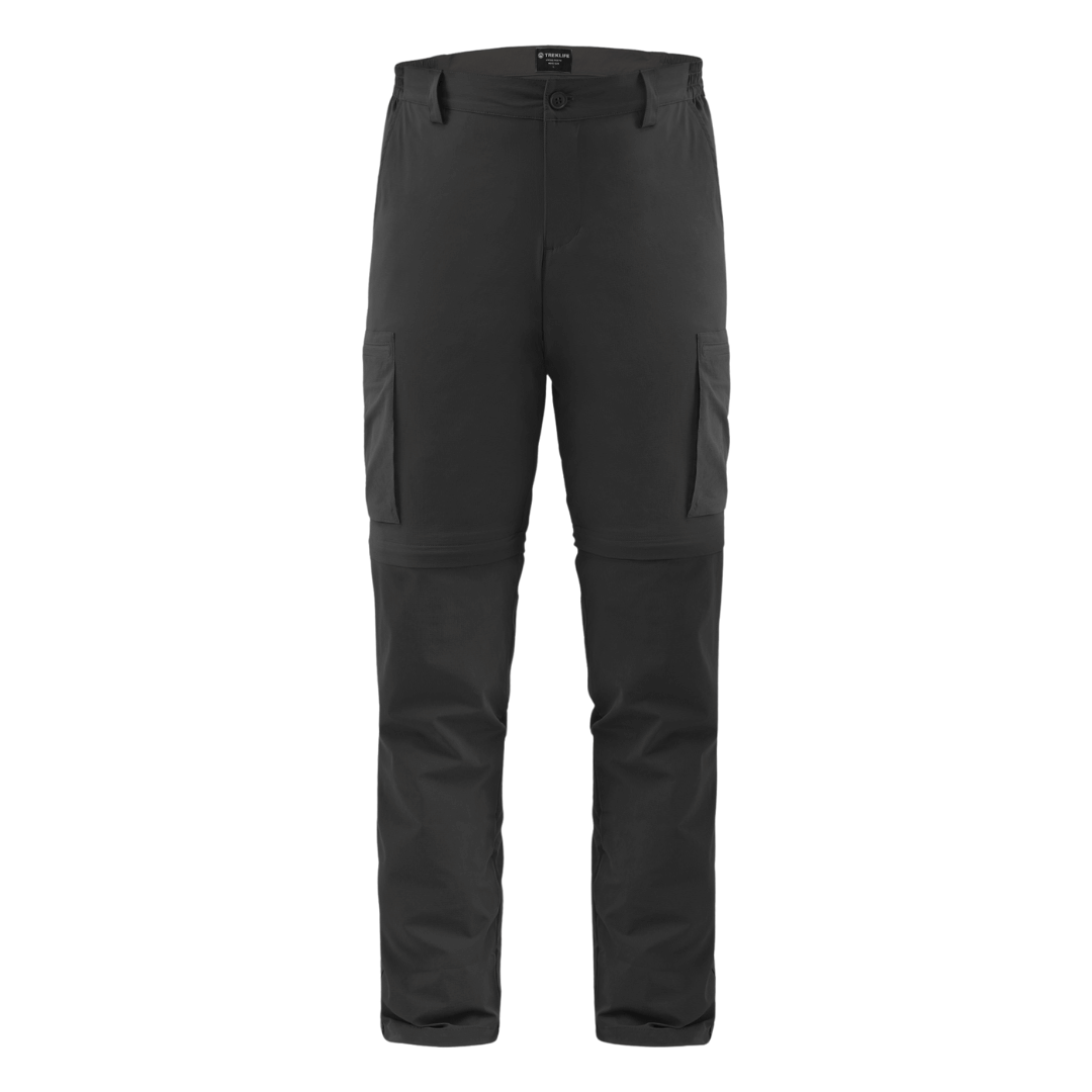 Vandrebukser Herre   Treklife Zip Off Pants   Sort