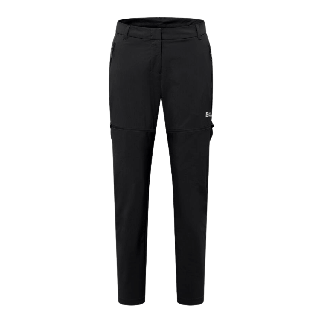 Vandrebukser Til Dame   Jack Wolfskin Hikeout Zip Off Pants   Sort