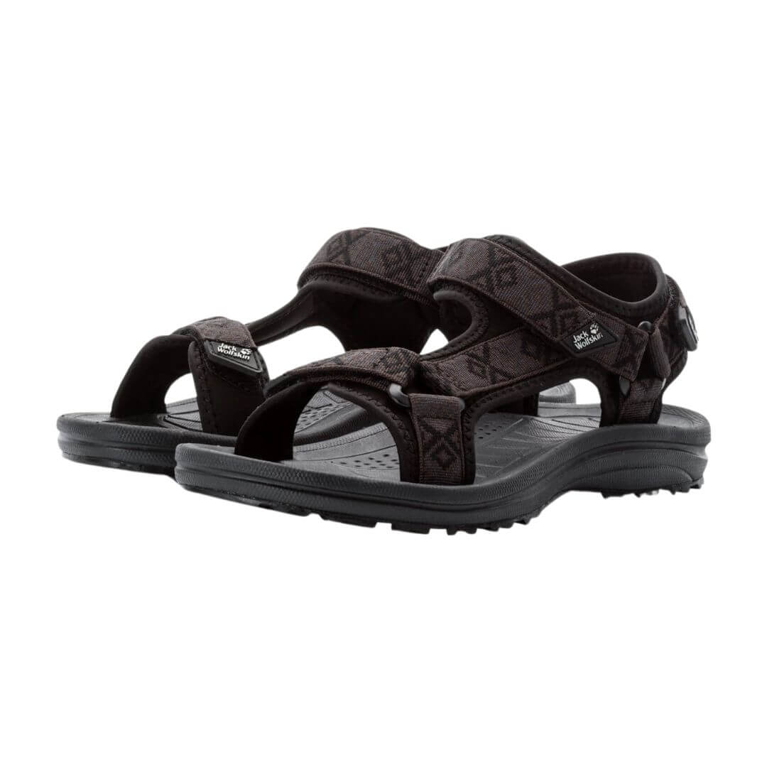 Vandresandaler Dame   Jack Wolfskin Wave Breaker   Sort