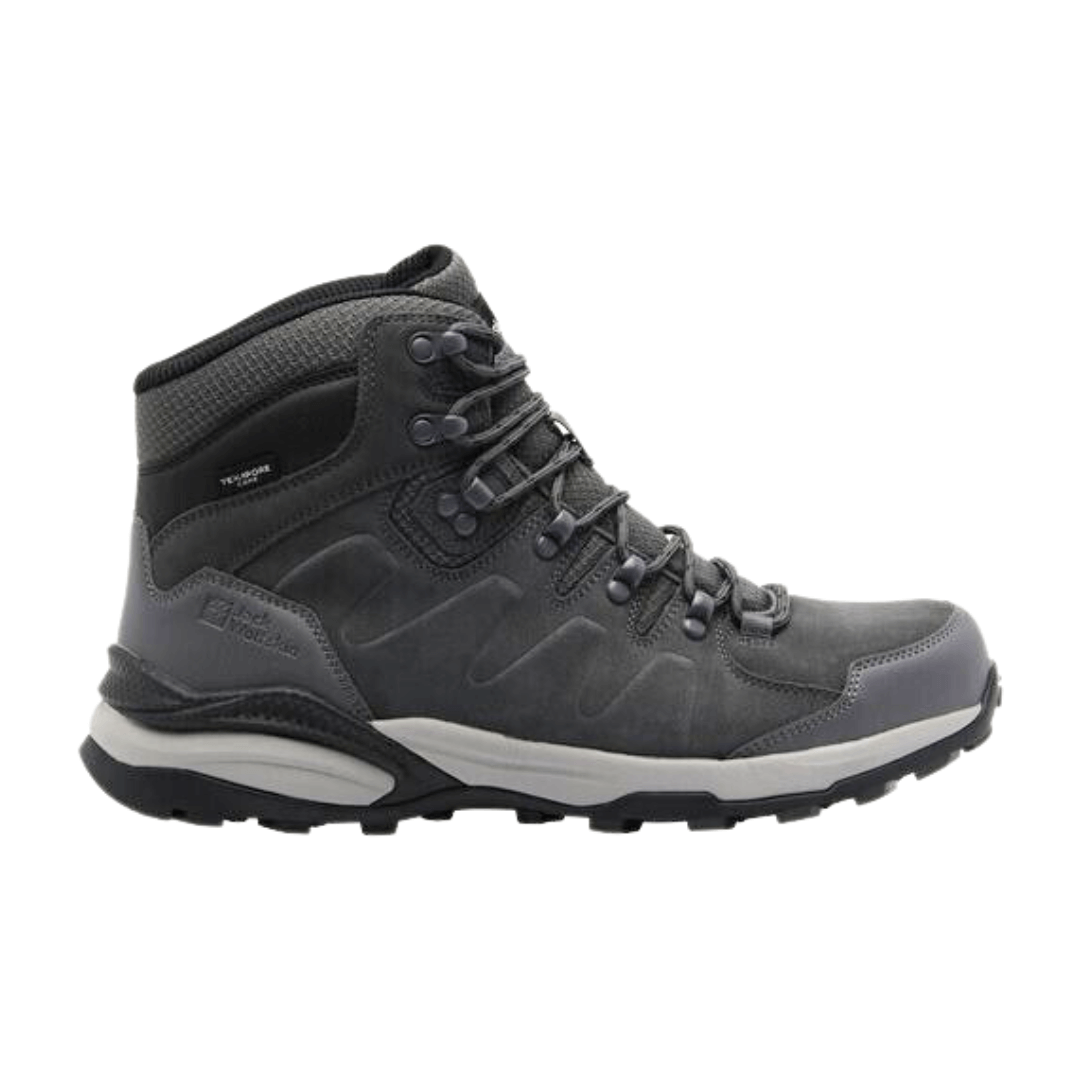 Vandrestøvler Herre   Jack Wolfskin Refugio Texapore Mid M   Mørkegrå