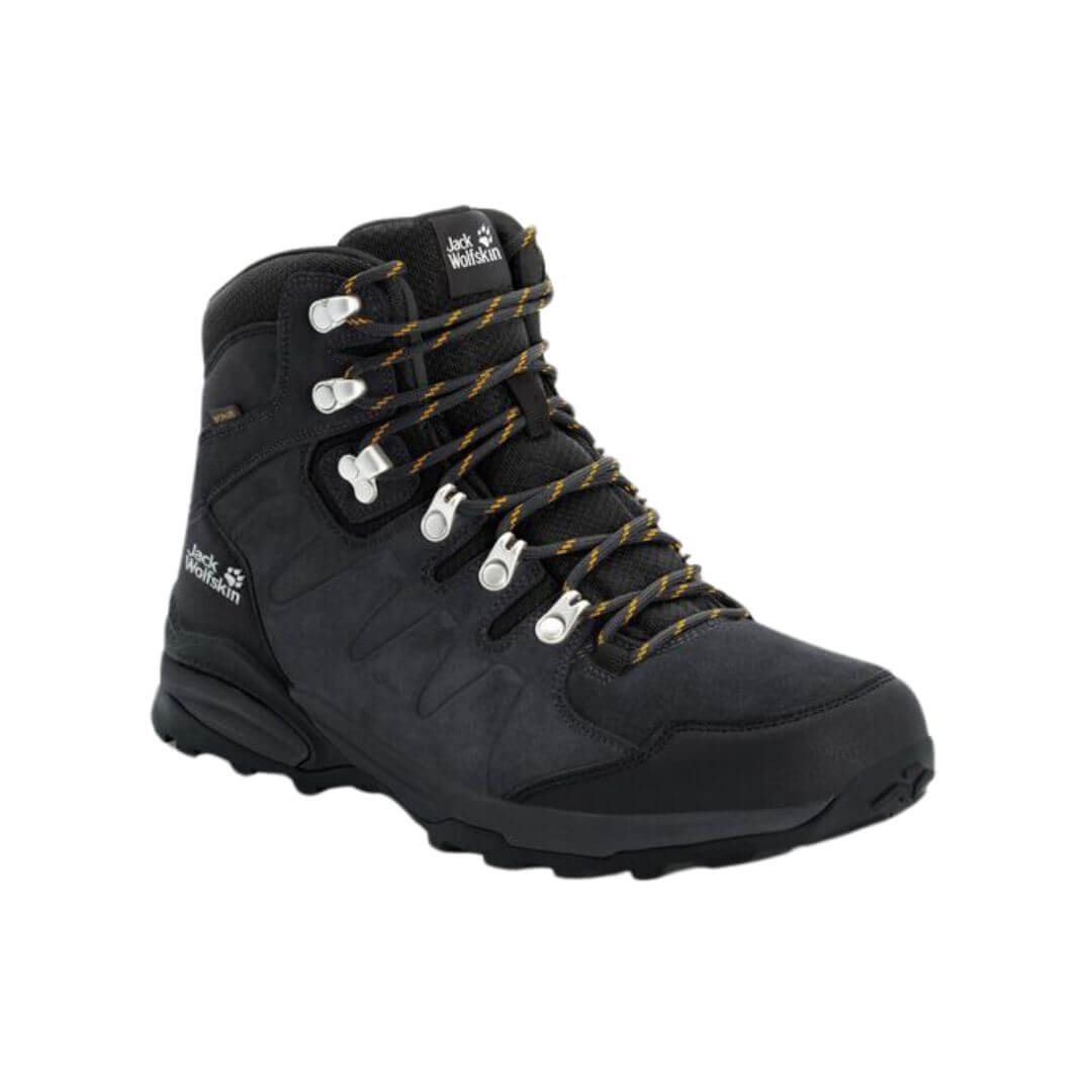 Vandrestøvler Herre   Jack Wolfskin Refugio Texapore Mid M   Mørkegrå
