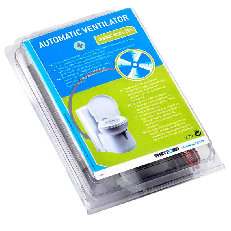 Automatisk Toiletventilator med Lugtfjerner - C250