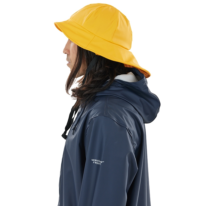 Weather Report Darby Pu Rain Hat  Golden Rod   Unisex   Hat