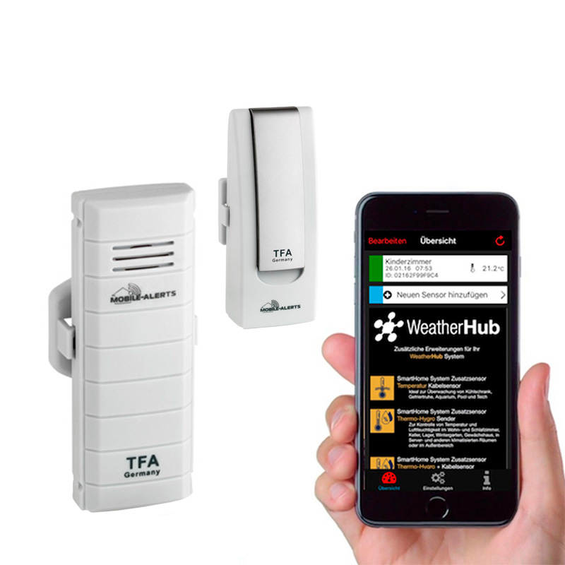 Weatherhub Wifi Vejrstation Startsæt med Termometer