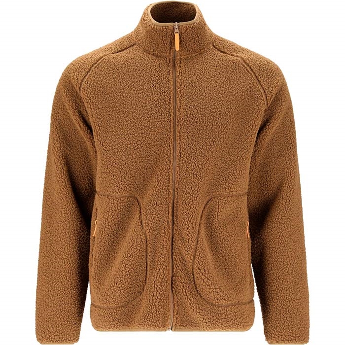 Whistler Pioneer Teddy Fleece Jacket Herre   Mænd Teak Xl   Fleecejakker