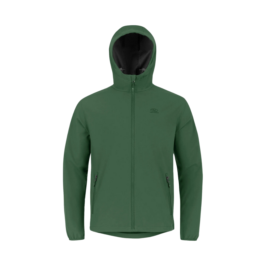 Windbreaker Herre Highlander Shield Jacket Grøn Kun Xs S Tilbage