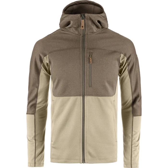 Fj? Llr? Ven Abisko Trail Fleece Fossil   Suede Brown Xl   Fleecejakker