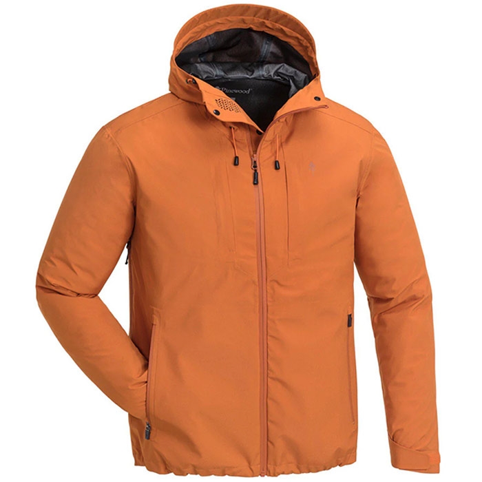 Pinewood Abisko Telluz Herre Regnjakke – Burned Orange tilbud!