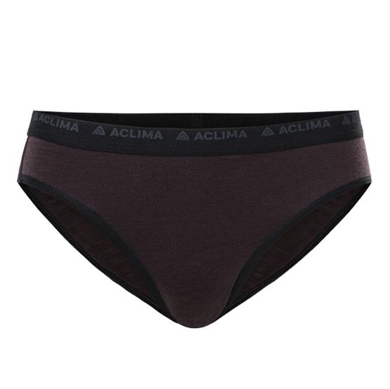Aclima Lightwool Uldtrusser til Damer - Chokolade Blomme