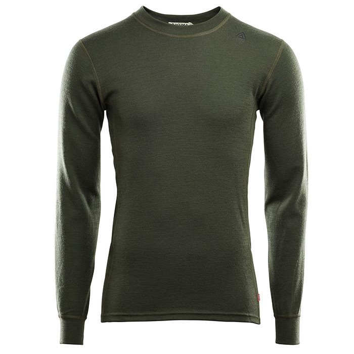 Aclima Warmwool Crew Neck Herre - Grøn Night Undertøj