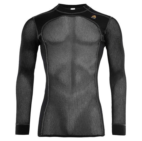 Aclima Woolnet Crewneck til mænd - Jet Black tilbud!
