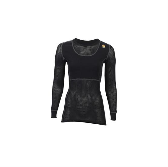 Aclima Woolnet Crew Neck Womens  Jet Black