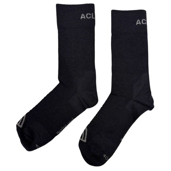 Aclima Liner Wool Sock V  Jet Black