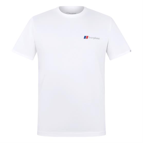 Berghaus Logo T-Shirt til Mænd - Hvid Kvalitet