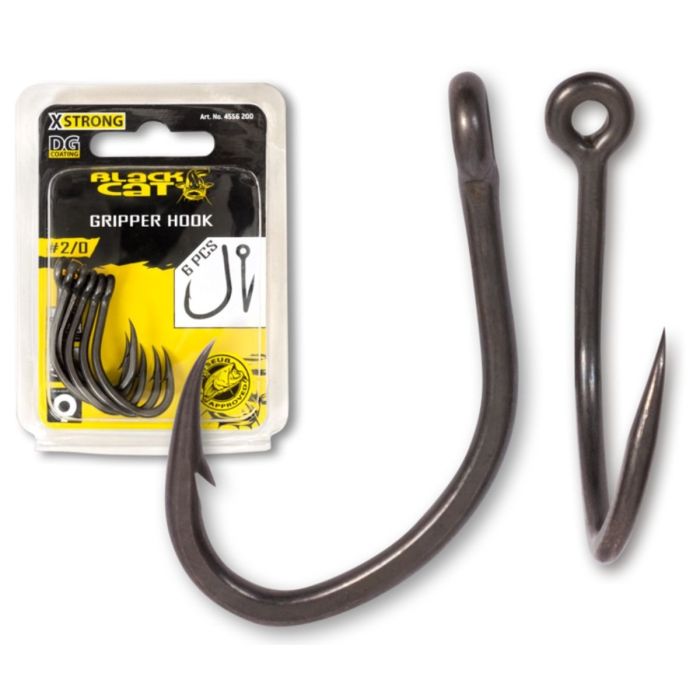 Black Cat Gripper Hook med DG Coating - Stærk Krog
