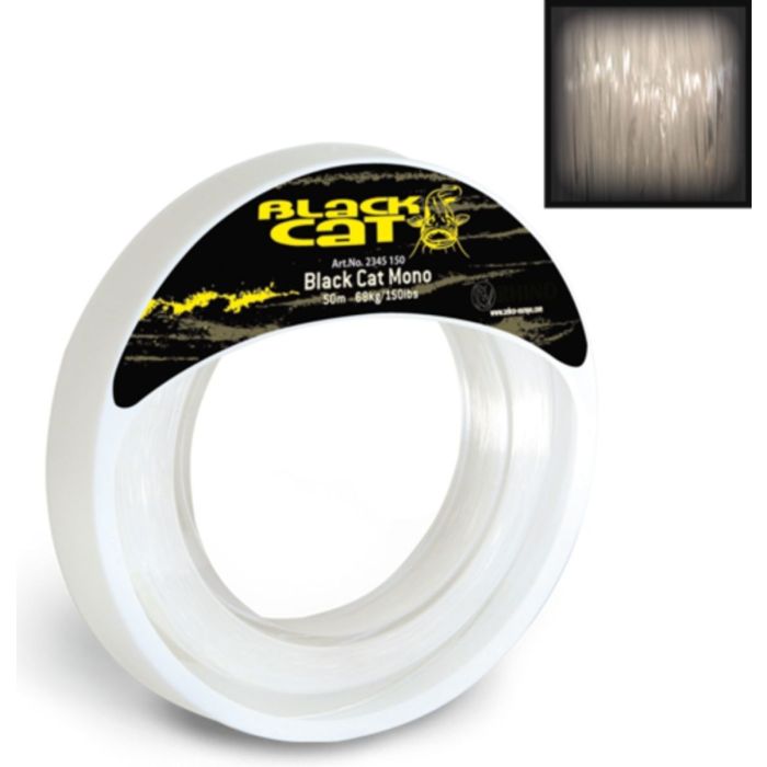 Black Cat Mono Leader - Stærk Nylon Forfangslinie