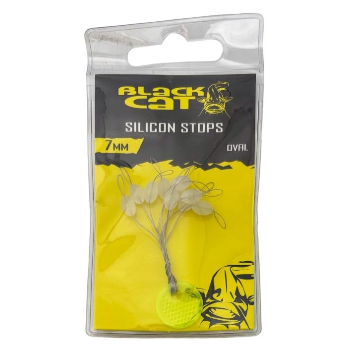 Black Cat Silicon Stops Oval  Mm