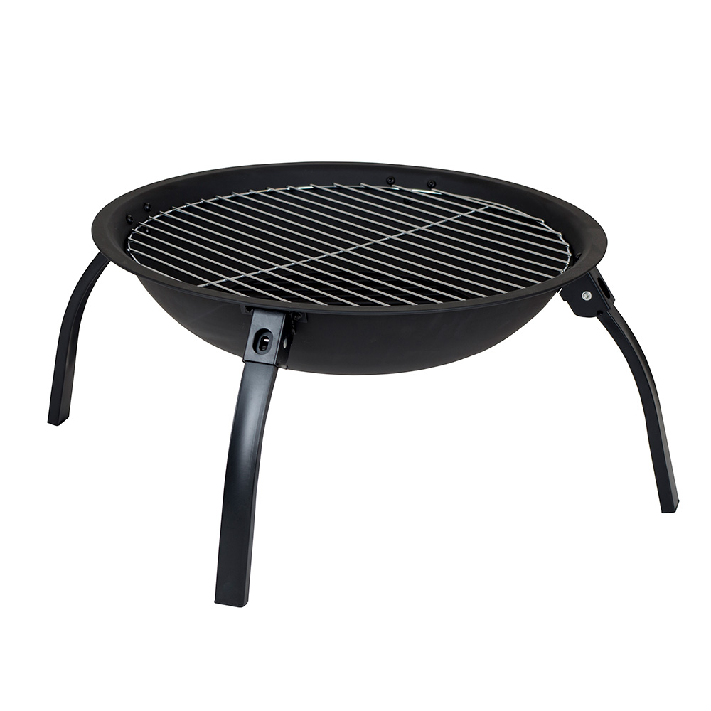 Stilfuldt Bo Camp Bålfad med Rist - Perfekt til Udeliv!
