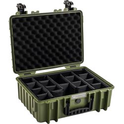 B&W Outdoor Kuffert Type 5000 – Bronzegrøn med Divider System