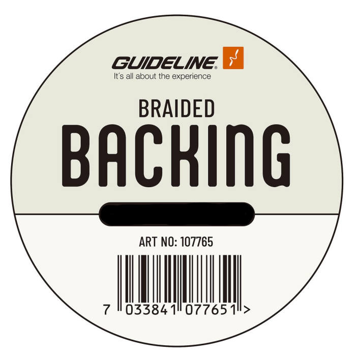 Guideline Braided Backing  Lbs Orange Metermål