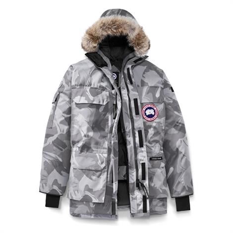 Canada Goose Expedition Parka i Grey Brush Camo - Udsalg!