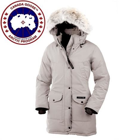 Canada Goose Trillium Parka til damer - Lys grå vinterjakke