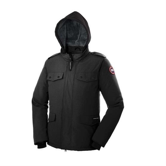 Canada Goose Burnett Parka til mænd - Sort jakke med stil