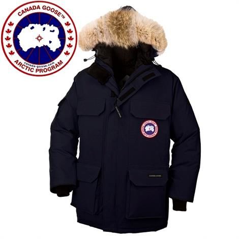 Canada Goose Expedition Parka til mænd - Navy tilbud!