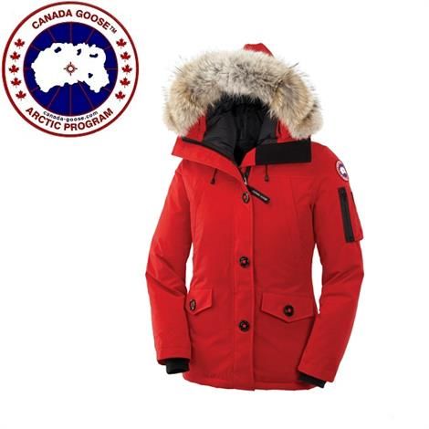 Canada Goose Montebello Parka til kvinder - Rød Vinterjakke