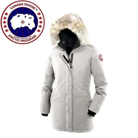 Canada Goose Victoria Parka til damer i lys grå