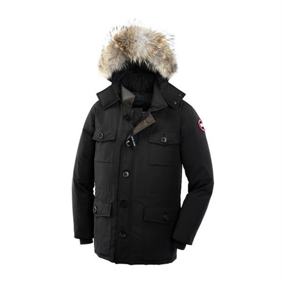 Canada Goose Herre Banff Parka i Sort - Fantastisk Tilbud!