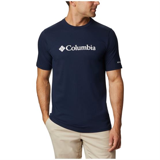 Columbia CSC Basic Logo T-Shirt til mænd - Collegiate Navy