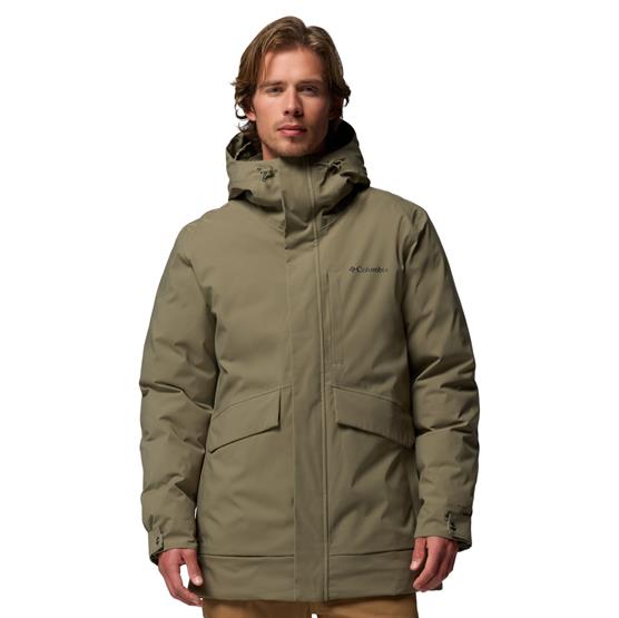 Columbia Street Heights Parka Mens  Stone Green