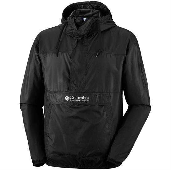 Columbia Challenger Windbreaker til mænd - Sort Anorak