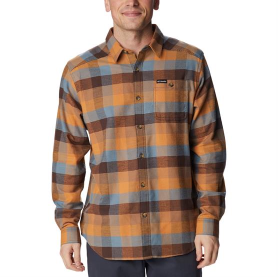 Columbia Cornell Wood Flannel L S Shirt Mens  Delta Buffalo