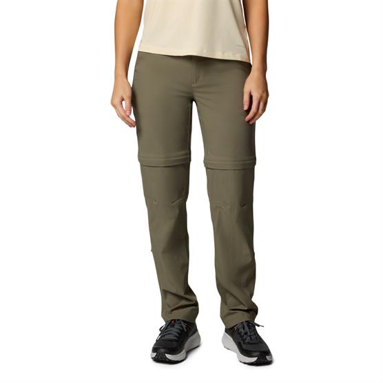 Columbia Womens Leslie Falls Convertible Pant  Stone Green