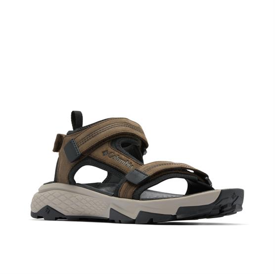 Columbia Peakfreak Rush Sandal Leather Mens  Cordovan   Pebble