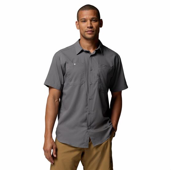 Columbia Silver Ridge Utility Ii Ss Mens  City Grey