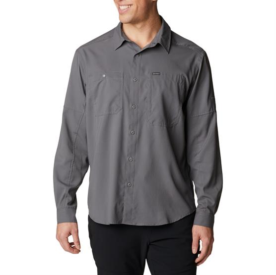 Columbia Silver Ridge Utility Lite L S Mens  City Grey